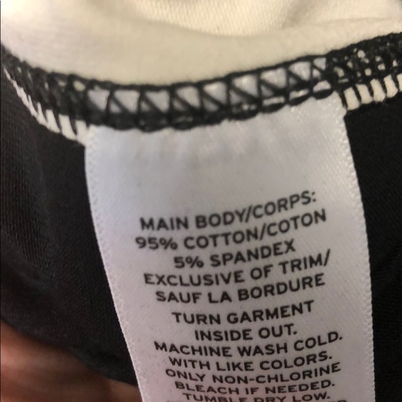 ABOUND Women's Striped Black White Leggings NDR1 - Picture 7 of 7